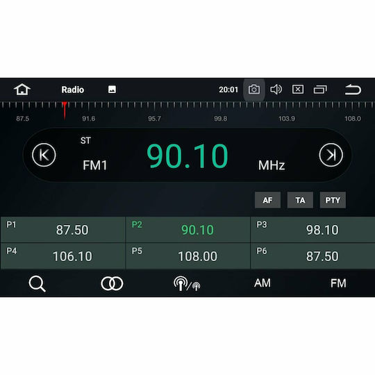 Bizzar Ηχοσύστημα Αυτοκινήτου για Audi TT / TT (8J) 2006-2013 (Bluetooth/USB/AUX/WiFi/GPS/Apple-Carplay/Android-Auto/CD) με Οθόνη Αφής 7"