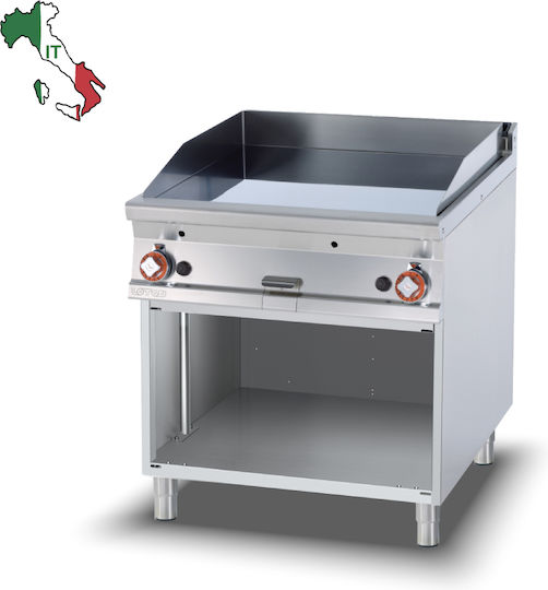 Lotus Kommerzielle Flachgrills LPG Chromplatte 80x90x90cm 18kW mit Wohnungs Grillplatte