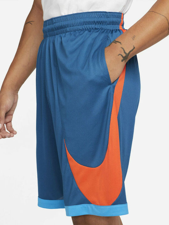 Men's Sports Dri-Fit Shorts Marina / Laser Blue / Rush Orange