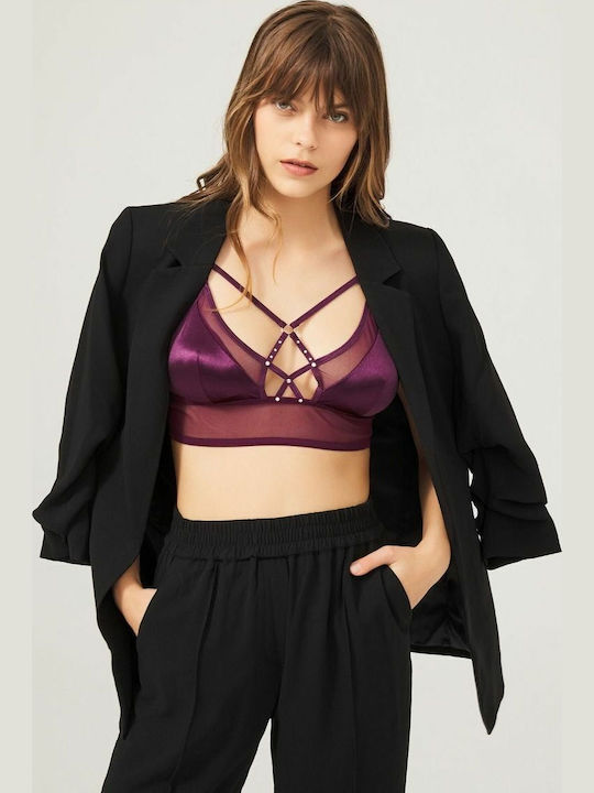 CottonHill Violet Bralette pentru femei