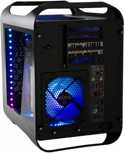 BitFenix Prodigy M 2022 ARGB Gaming Mini-Turm Computergehäuse mit Seitenfenster Schwarz