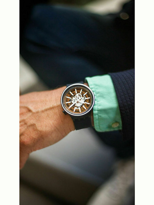 Swatch Light Taste Ρολόι Μπαταρίας με Καουτσούκ Λουράκι