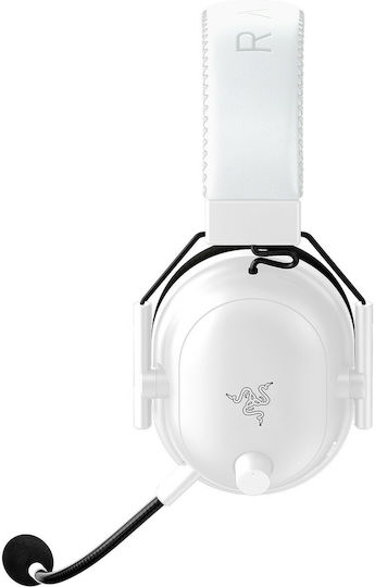 Razer BlackShark V2 Pro Ασύρματο Over Ear Gaming Headset με σύνδεση USB Λευκό