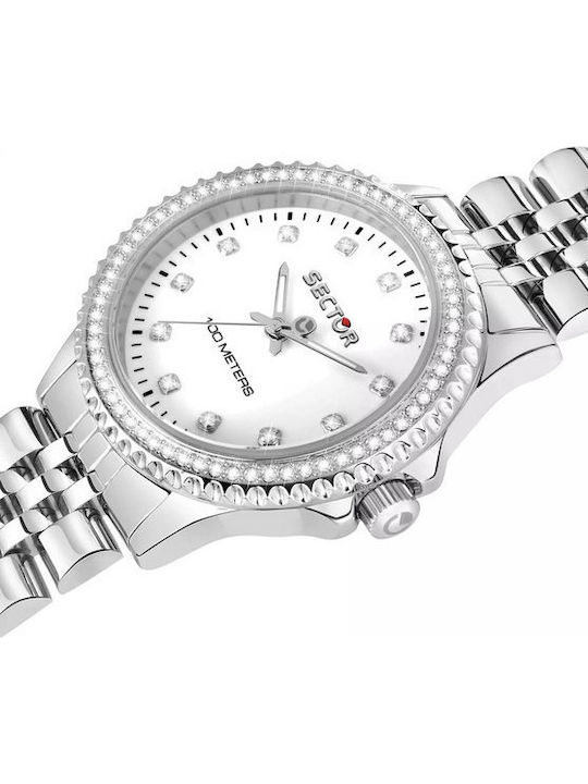 Sector Women's Watch with Silver Metal Bracelet