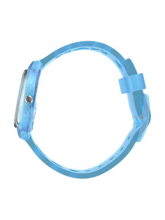 Swatch Love From A To Z Women's Watch with Turquoise Rubber Strap