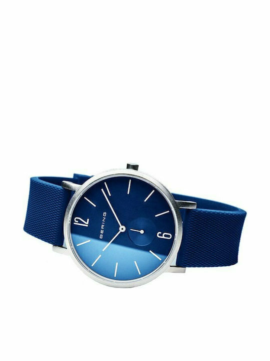 Bering Time Ρολόι Μπαταρίας με Καουτσούκ Λουράκι