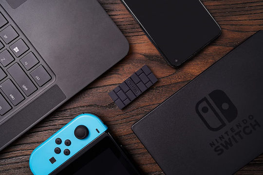 8Bitdo Wireless USB Adapter 2 114931 Bluetooth Receiver για Android / iOS / PC / Xbox One / Switch / PS5 Μαύρος