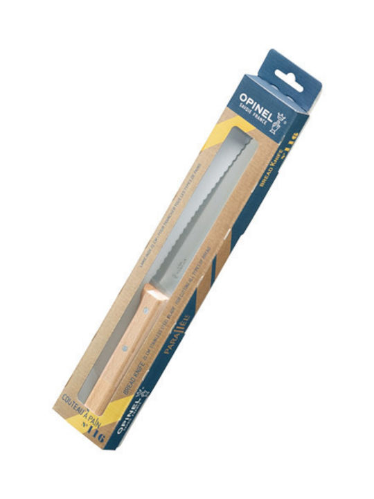 Opinel Parallele Brotmesser Μαχαίρι Γενικής Χρήσης από Ανοξείδωτο Ατσάλι 21cm