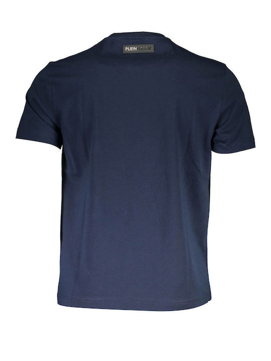 Plein Sport Men's Short Sleeve T-shirt Navy Blue