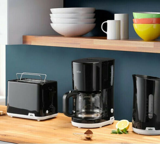 Braun KF 1100 Filter Coffee Machine 1000W Black
