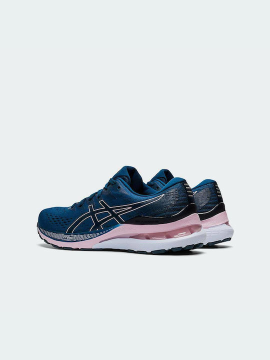 Gel-Kayano 28 Damen Sportschuhe Laufen Mako Blue / Barely Rose