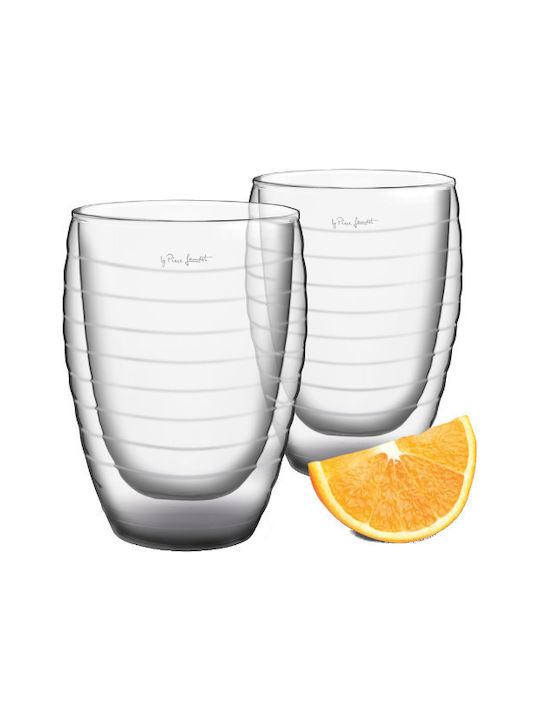 Lamart Vaso Σετ Ποτήρια Νερού από Γυαλί 370ml 2τμχ