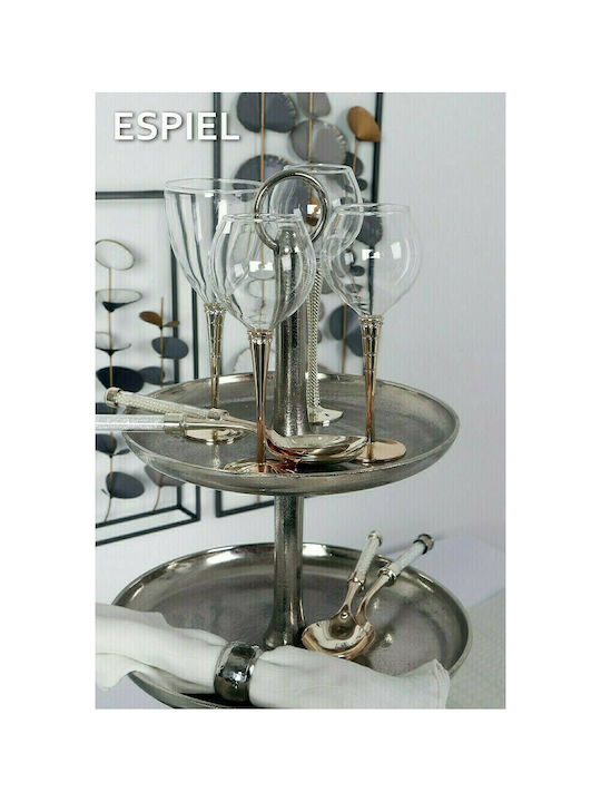 Espiel Set of Glasses for Red Wine made of Glass Stemmed 105ml 2pcs