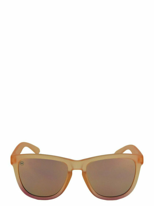 Knockaround Premiums Sonnenbrillen mit Frosted Rose/Quartz Rahmen