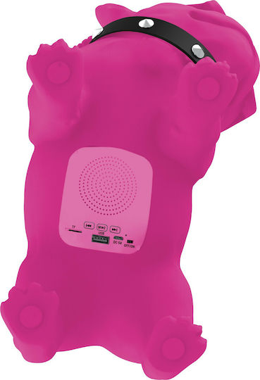 iDance Funky Bull FBS200 Bluetooth-Lautsprecher 50W mit Akkulaufzeit bis zu 2 Stunden Rosa