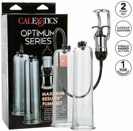 Calexotics Optimum Series Maximum Results Pump Set Τρόμπα Πέους Γκρι