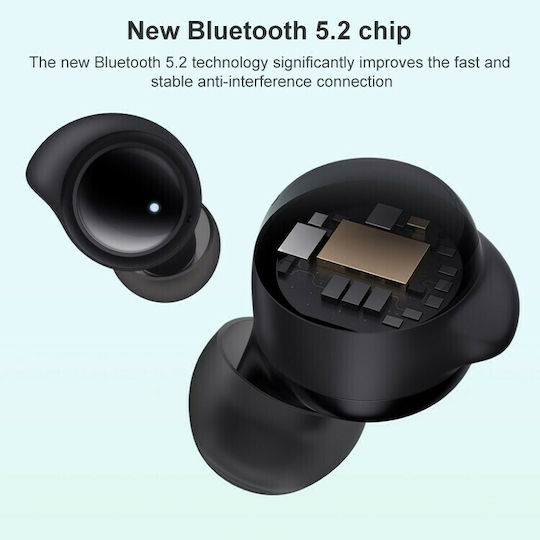 Xiaomi Redmi Buds 3 Lite Bluetooth Handsfree Earphones with Sweat Resistance and Charging Case Black