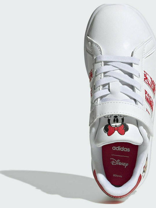Grand Court Grand Court Kids Sneakers with Scratch Cloud White / Ray Red
