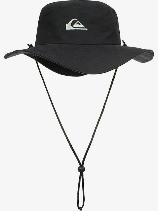 Quiksilver Bushmaster Safari Boonie Fabric Men's Hat Safari Style Black