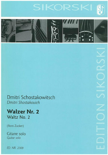 Sikorski Schostakowitsch - Waltz No.2 Παρτιτούρα για Μπάσο