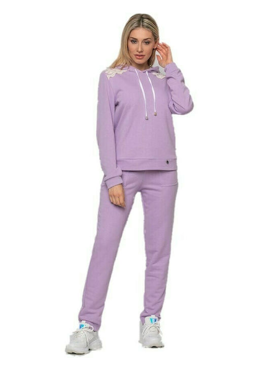 Bellino Damen-Sweatpants Lila