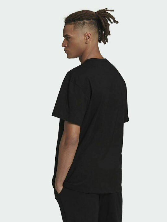 Adidas Essentials FeelVivid Ανδρικό T-shirt Μαύρο με Λογότυπο