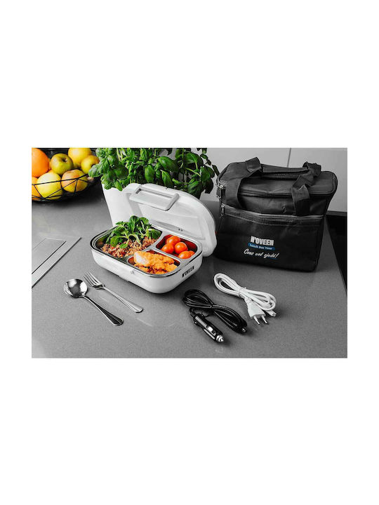 N'Oveen Electric Lunch Box Inox Gray 1000ml 1pcs