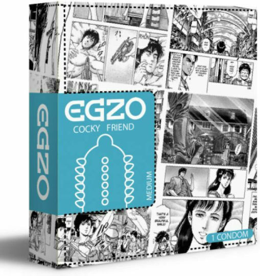 Egzo Προφυλακτικά Cocky Friend Tought Cat 1τμχ 52mm Natural