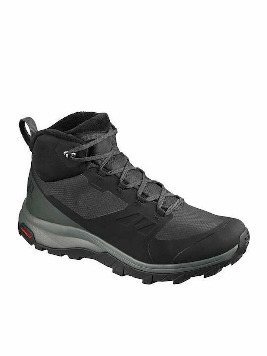 Salomon Outsnap CSWP Men's Hiking Boots Black / Urban Chic
