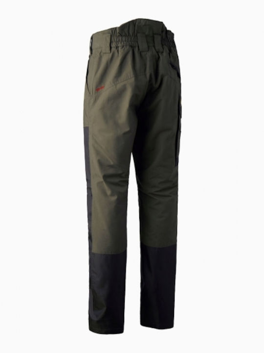 Deerhunter Upland Hunting Pants Waterproof Olive Green in Khaki Colour