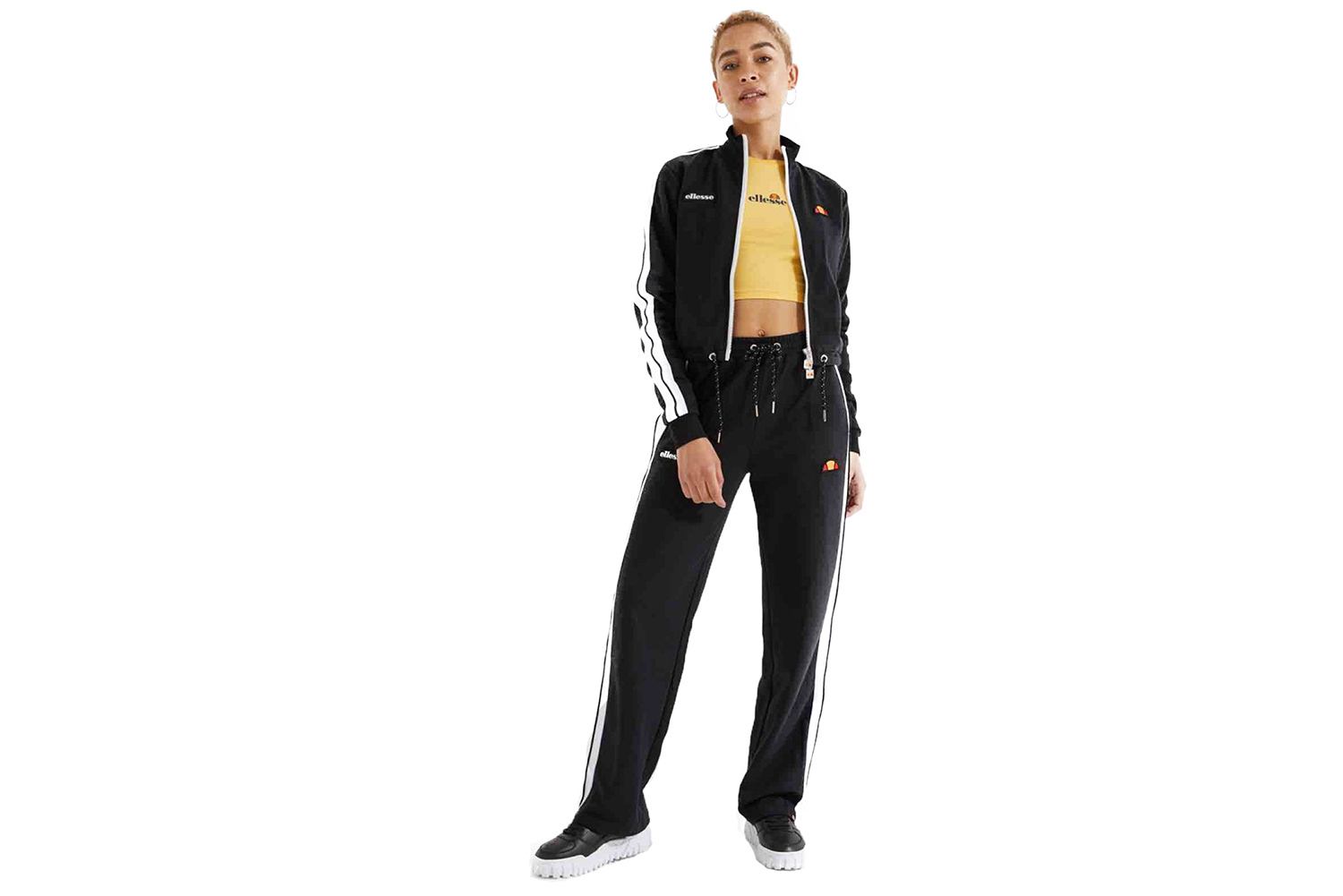Ellesse Laboria Women's Short Sports Jacket for Winter with Hood