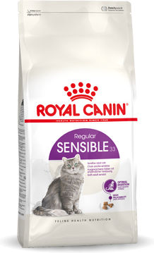 Royal Canin Regular Sensible 33 Dry Food Gluten-Free for Adult Cats with Sensitive Gastrointestinal with Poultry 0.4kg