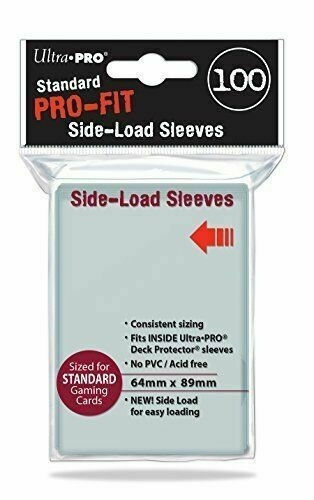 Ultra Pro Fit Side Load Inner Sleeve Standard Size 100τμχ Clear 84649