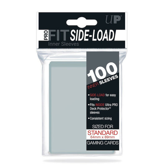 Ultra Pro Fit Side Load Inner Sleeve Standard Size 100τμχ Clear 84649