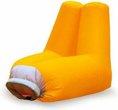 Lianos Φουσκωτό Lazy Bag Πορτοκαλί 72x82cm