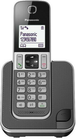 Panasonic KX-TGD310 Cordless Phone with Speaker Gray