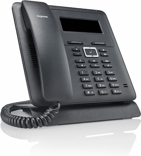 Gigaset Pro Maxwell Basic Ενσύρματο Τηλέφωνο IP 4 γραμμών Μαύρο