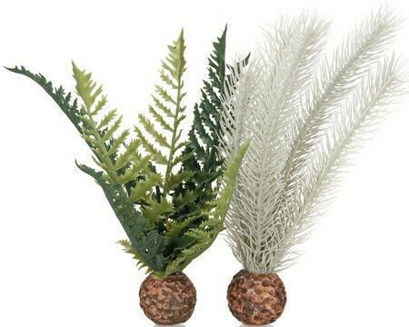 Oase BiOrb Thistle Fern Grey/Green S Aquarium Dekor Künstliche Pflanze