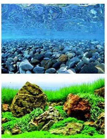Wave Double Background Vision Blister with Aquaview Διακοσμητική Αφίσα Ενυδρείου