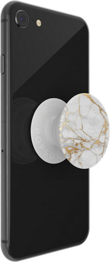 PopSockets PopGrip for Mobile Phone Gold Lutz Marble