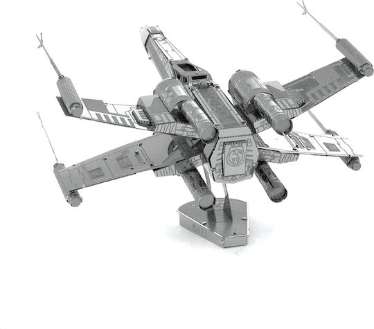 Fascinations X-Wing Star Fighter Metal Modeling Figure Spacecraft 10.1x8.5x5.1cm.