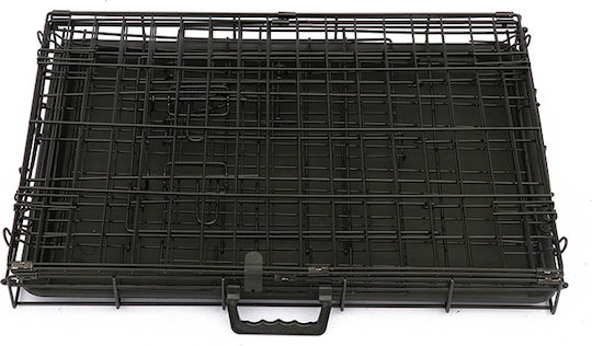 Glee Dog Wire Crate XXLarge with 2 Doors Black 122x74.5x80.5cm