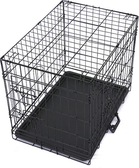 Glee Dog Wire Crate XXLarge with 2 Doors Black 122x74.5x80.5cm