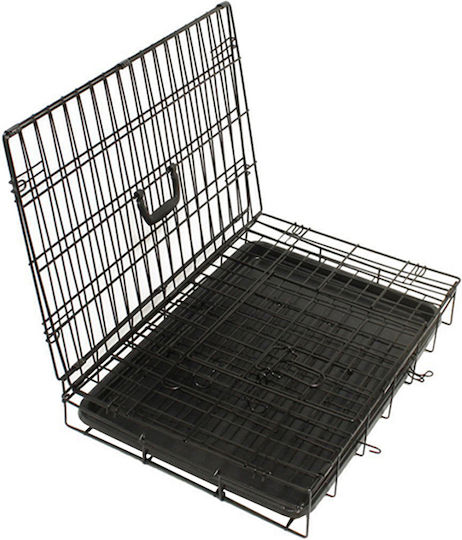 Glee Dog Wire Crate XXLarge with 2 Doors Black 122x74.5x80.5cm