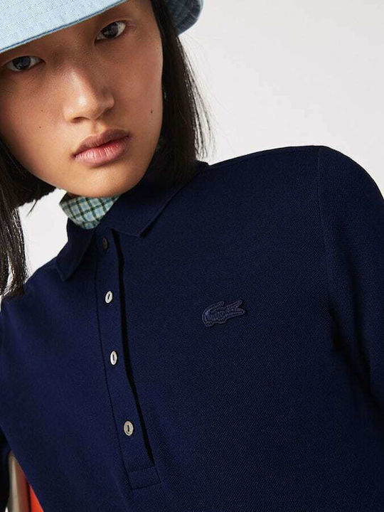 Γυναικεία Polo Μπλούζα Μακρυμάνικη Navy Μπλε