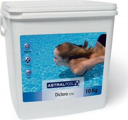 Astral Pool Χλώριο Πισίνας σε Κόκκους Δίχλωρο 10kg