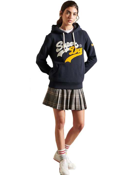 Superdry Women's Hooded Sweatshirt Navy Blue