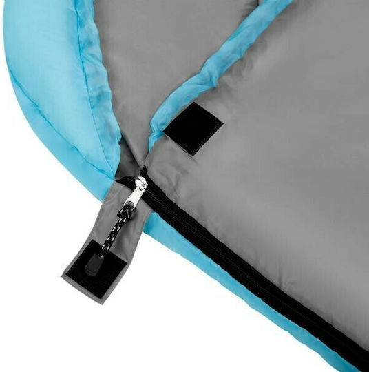 Nils Sleeping Bag Single Summer NC2008 Size Μ Grey-Mint