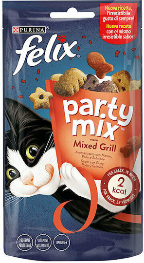 Felix Croquette with Beef Mixed Grill with Beef Chicken and Salmon for Adult Cats 60gr