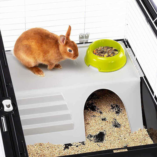 Ferplast Casita 100 Nagetierkäfig Käfig für Kaninchen und Meerschweinchen Weiß 96x57x56cm 57066170